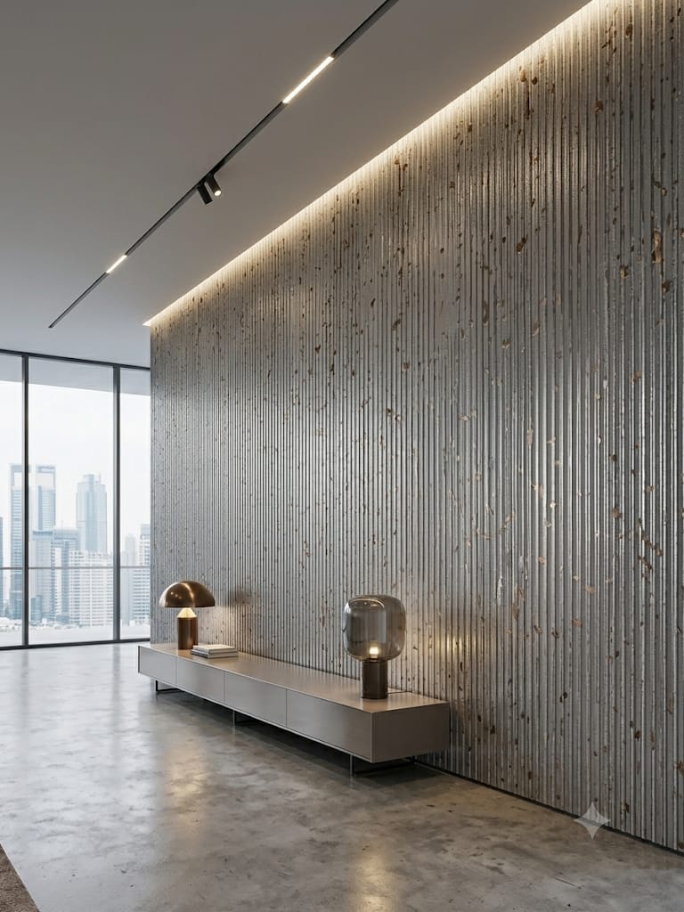 Metal panel kaplama showroom
